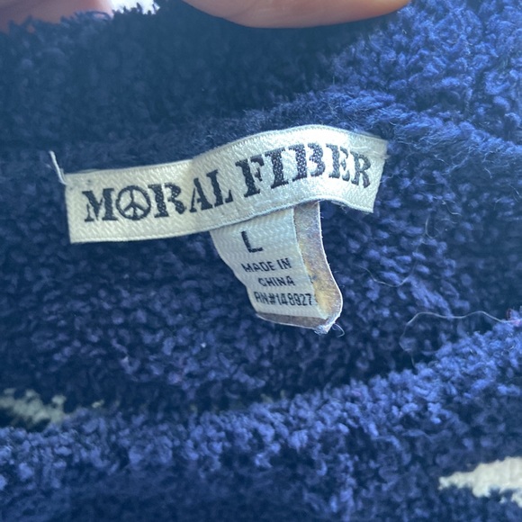 Moral Fiber Sweater 💙🤍 - Picture 2 of 2